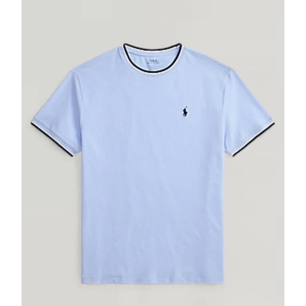Polo Ralph Lauren Classic Fit Stretch Mesh T-Shirt Men's XL Short Sleeve Blue